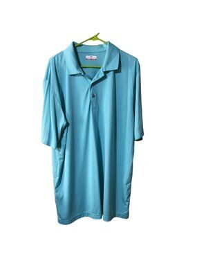 GRANDSLAM LIGHTWEIGHT ACTIVE WEAR LIGHT BLUE GOLF POLO MENS XLT